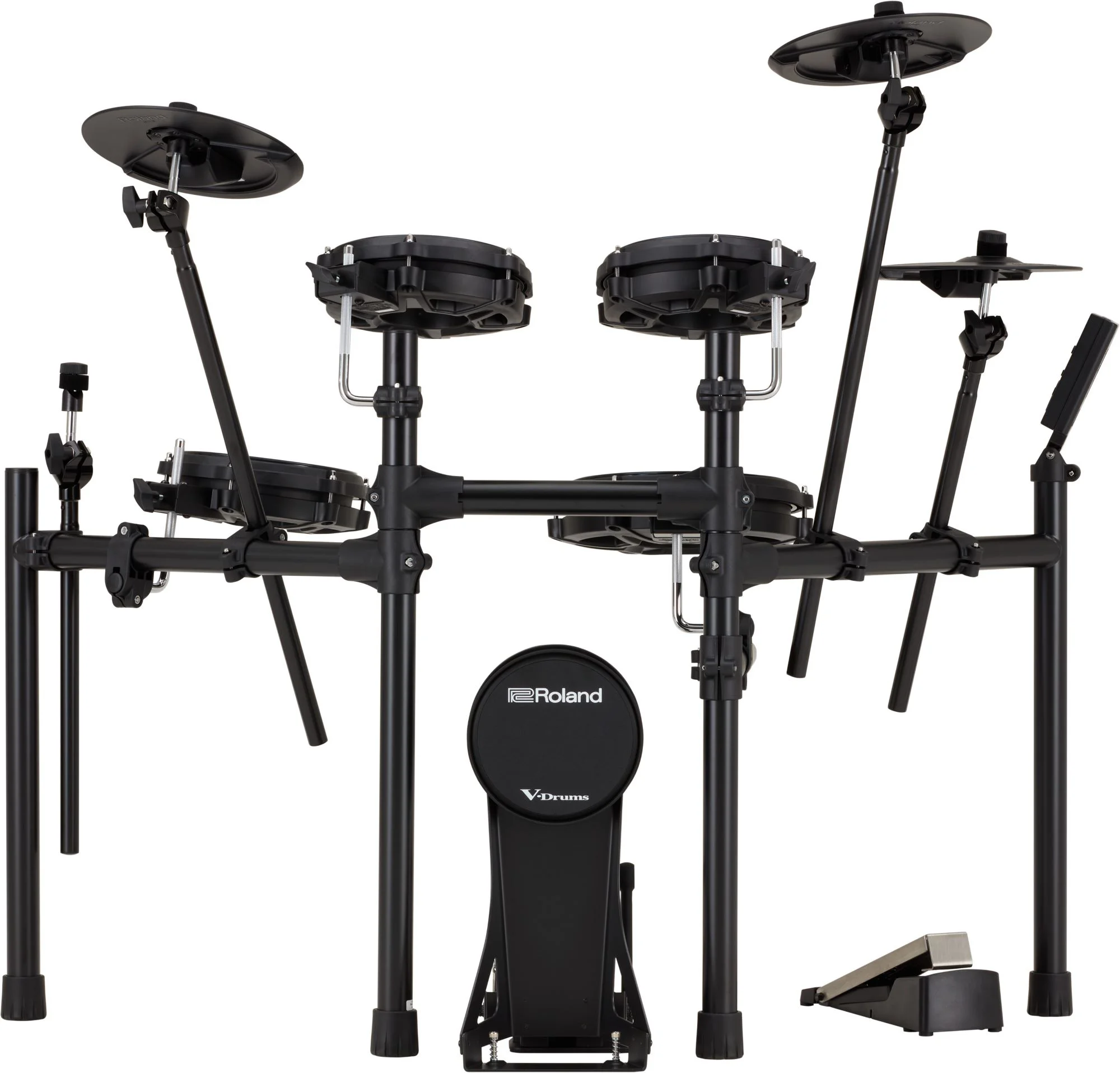 Roland TD-07DMK2 V-Drums Kit – kompaktes 5-teiliges E-Drum-Set in der Frontansicht